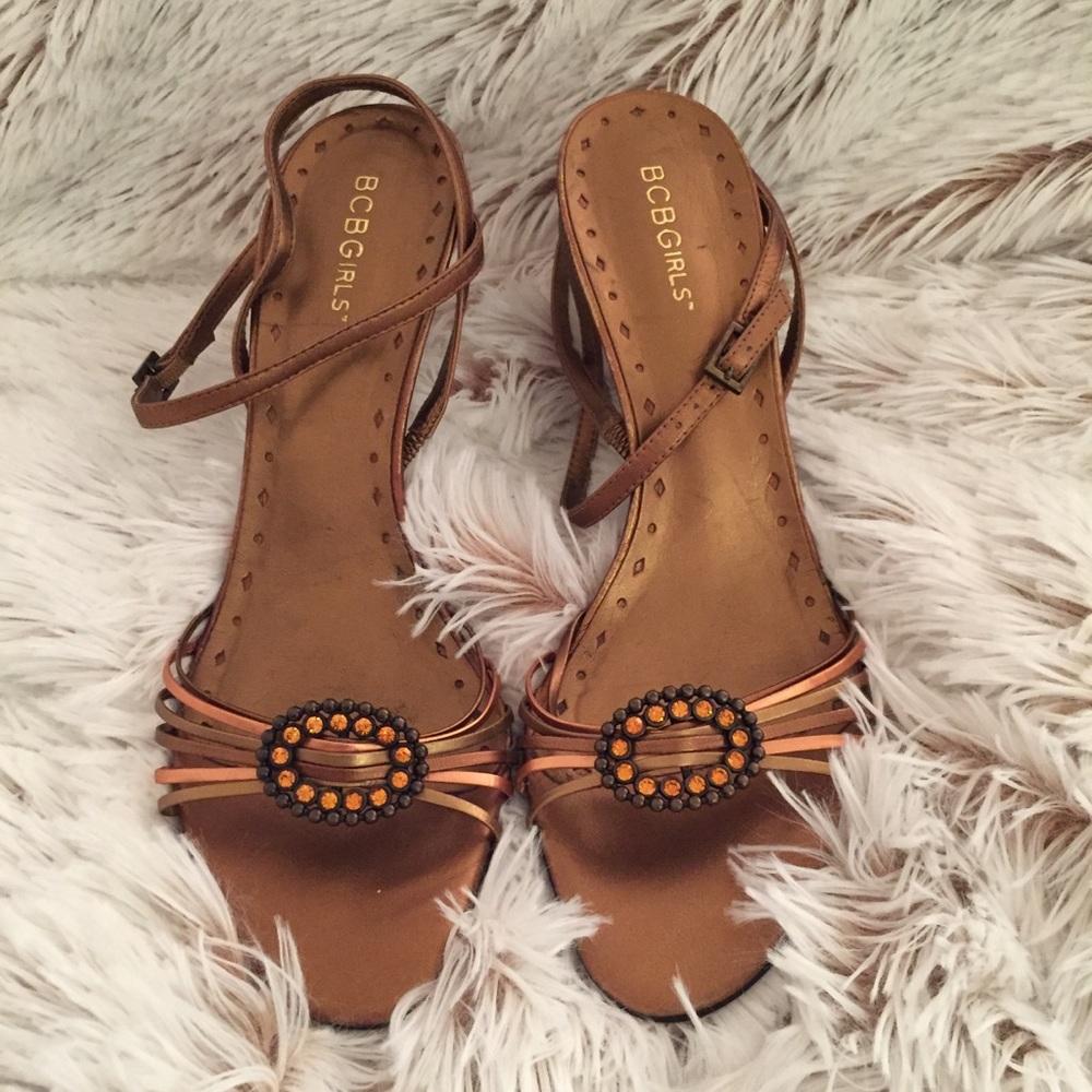 Bcbg strappy sandals